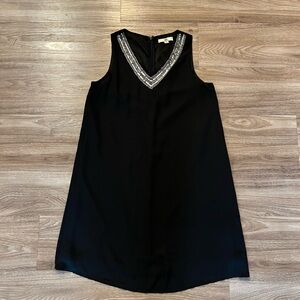 Black shift dress